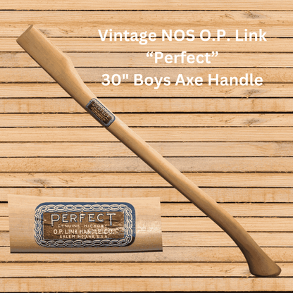 Vintage NOS O.P. Link 30" Axe Handles
