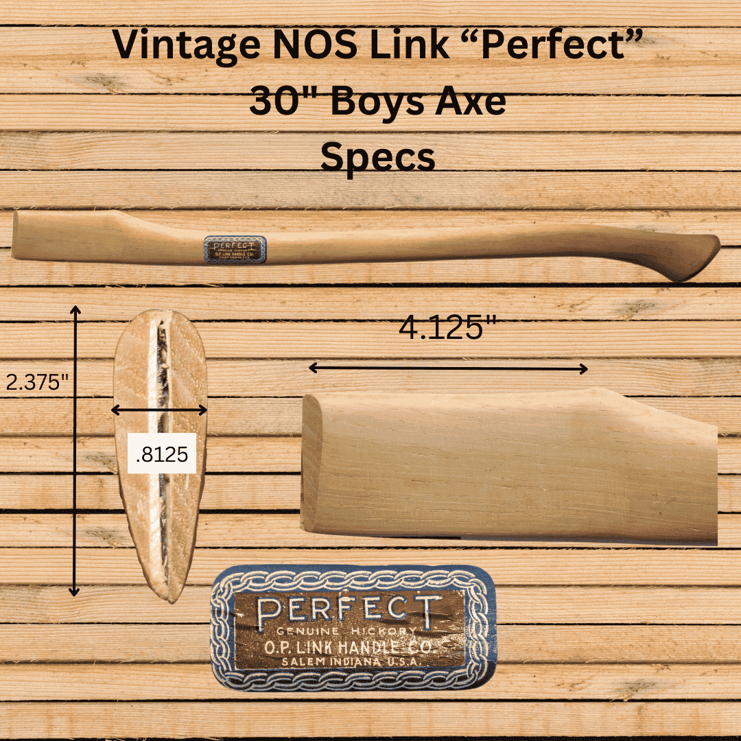 Vintage NOS O.P. Link 30" Axe Handles